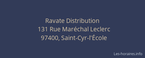 Ravate Distribution