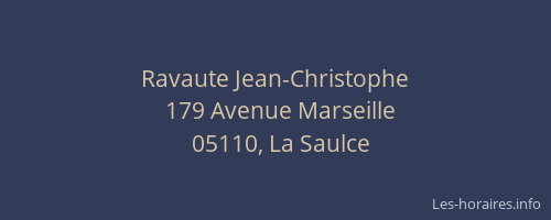Ravaute Jean-Christophe