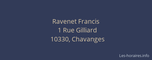 Ravenet Francis
