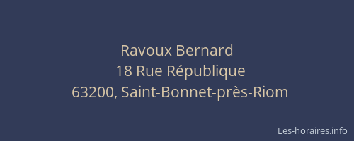 Ravoux Bernard