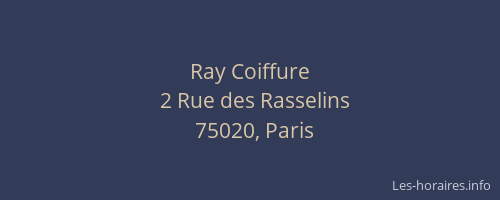 Ray Coiffure