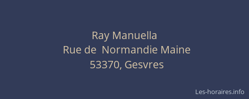 Ray Manuella