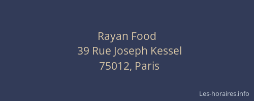 Rayan Food