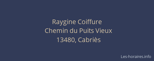 Raygine Coiffure