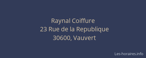 Raynal Coiffure