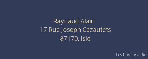 Raynaud Alain