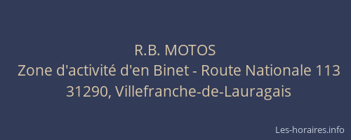R.B. MOTOS