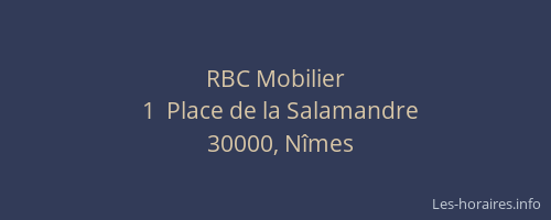 RBC Mobilier