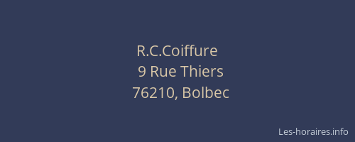 R.C.Coiffure