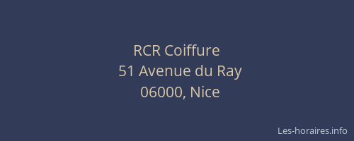 RCR Coiffure
