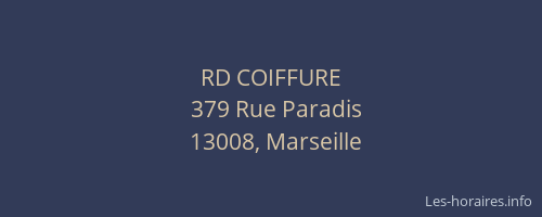 RD COIFFURE
