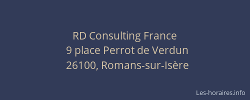 RD Consulting France