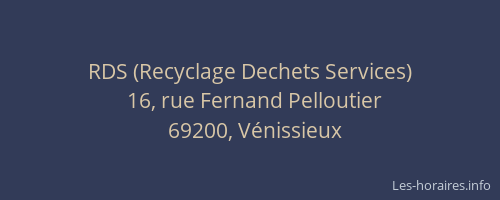 RDS (Recyclage Dechets Services)