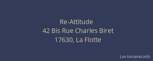 Re-Attitude
