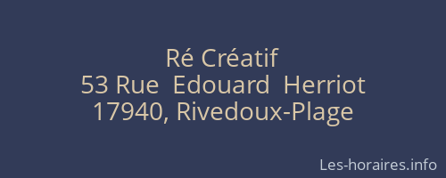 Ré Créatif