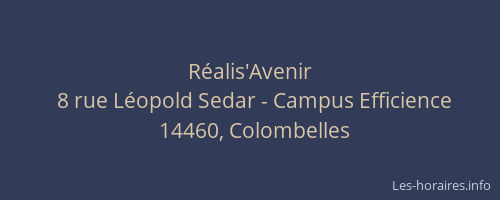 R&eacute;alis'Avenir