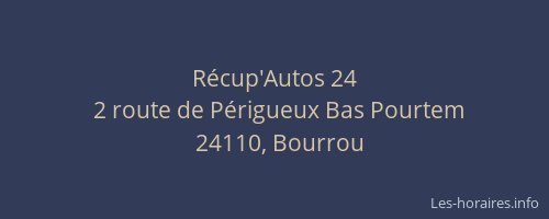R&eacute;cup'Autos 24
