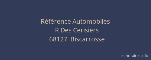 R&eacute;f&eacute;rence Automobiles