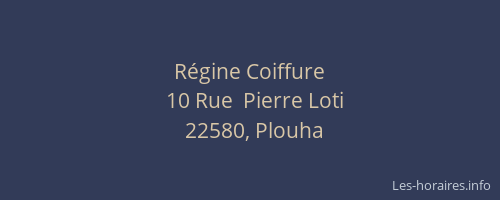 R&eacute;gine Coiffure