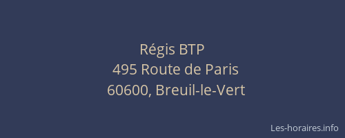 R&eacute;gis BTP