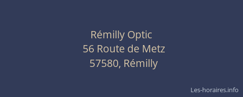 Rémilly Optic