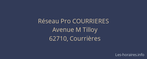 R&eacute;seau Pro COURRIERES