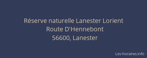 R&eacute;serve naturelle Lanester Lorient