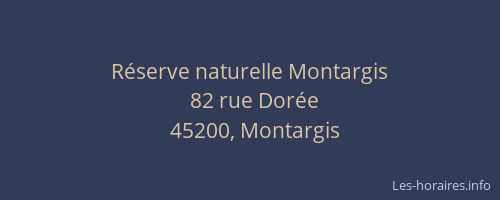 Réserve naturelle Montargis