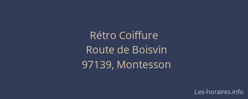 R&eacute;tro Coiffure