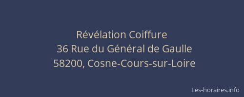 R&eacute;v&eacute;lation Coiffure