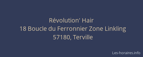 R&eacute;volution' Hair
