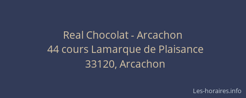 Real Chocolat - Arcachon