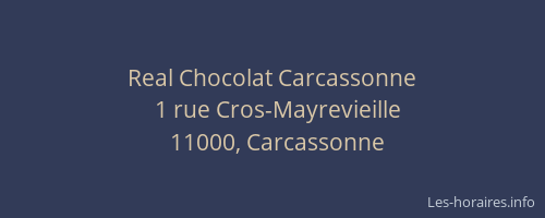Real Chocolat Carcassonne