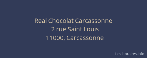 Real Chocolat Carcassonne