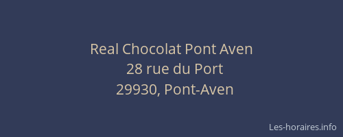 Real Chocolat Pont Aven