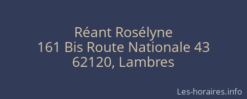 Réant Rosélyne