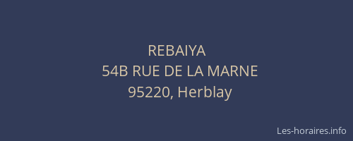 REBAIYA