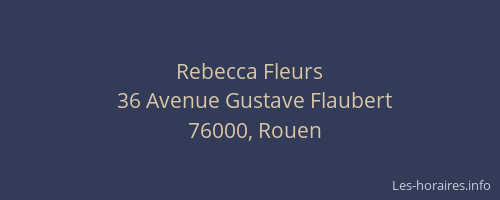 Rebecca Fleurs