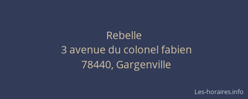 Rebelle
