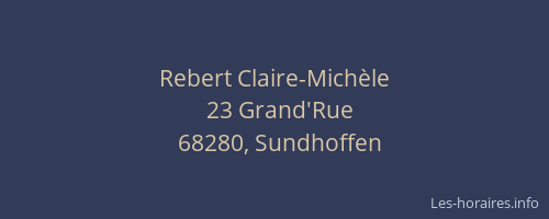 Rebert Claire-Michèle