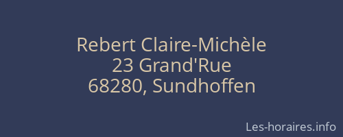 Rebert Claire-Michèle