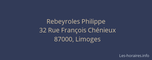 Rebeyroles Philippe