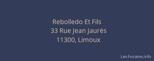 Rebolledo Et Fils