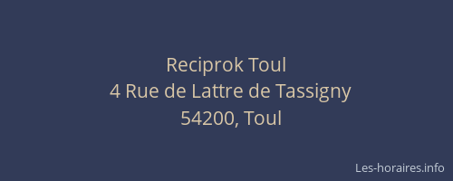 Reciprok Toul