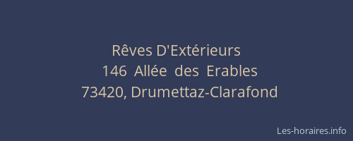R&ecirc;ves D'Ext&eacute;rieurs