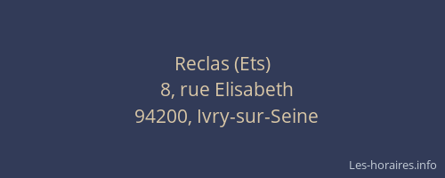 Reclas (Ets)