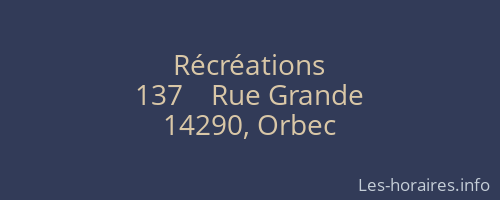 Récréations