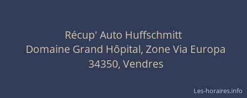 Récup' Auto Huffschmitt