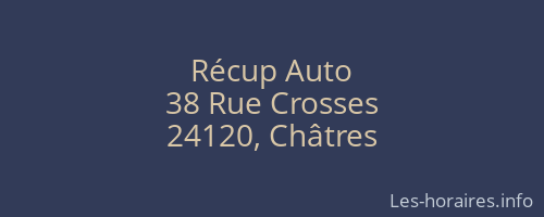 Récup Auto