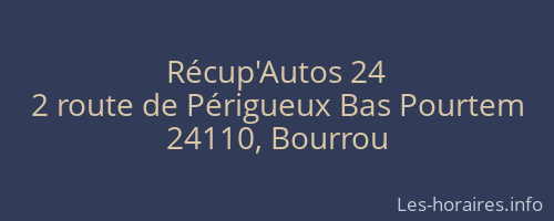 Récup'Autos 24
